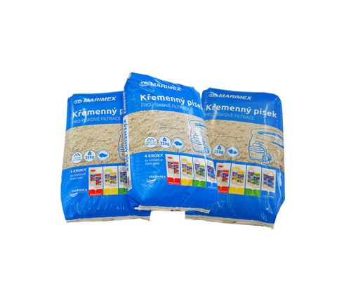 Filtračný piesok - 3 x 25 kg