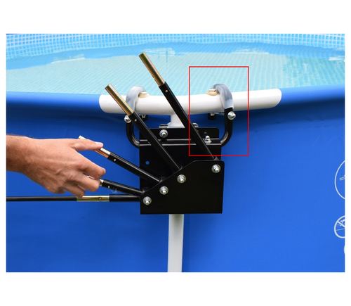 Závesné pravé rameno pre zastrešenie Pool House Control, 1 ks