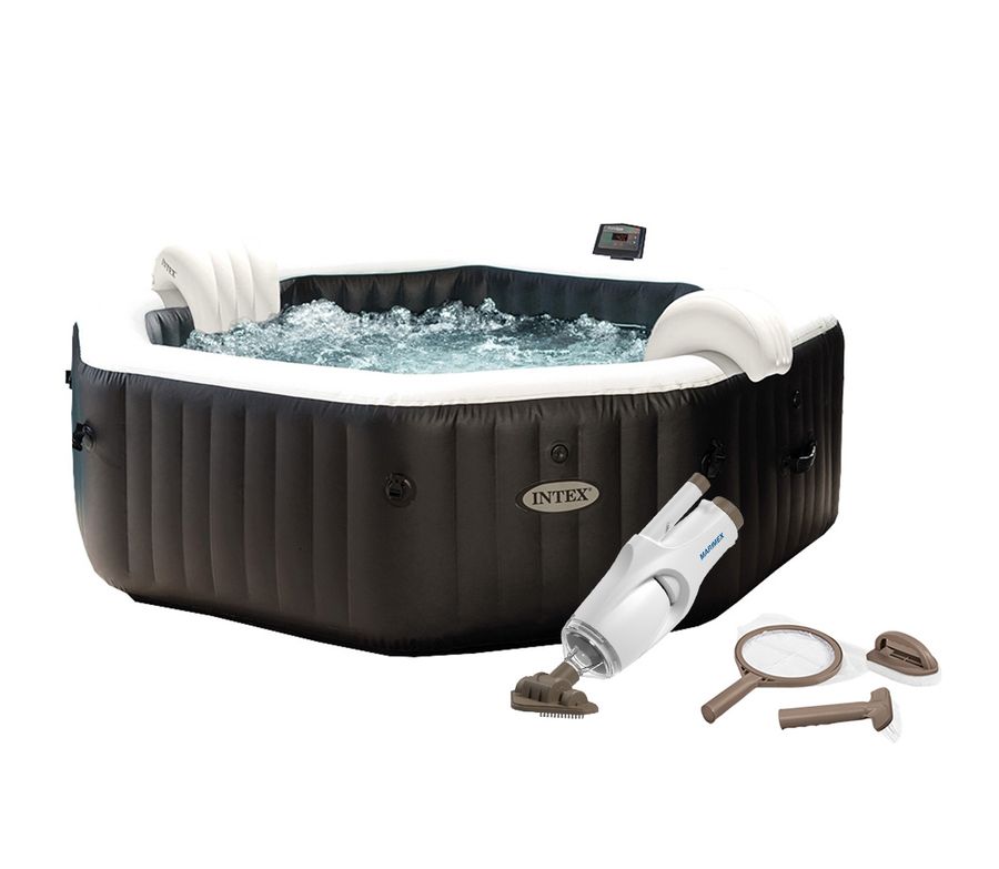 Vírivý bazén Pure Spa - Jet & Bubble Deluxe HWS 4 + výhodný set príslušenstva